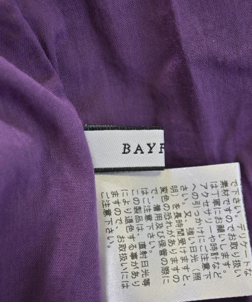 BAYFLOW（ベイフロー）ワンピース 紫 サイズ:F レディース/2200627484087