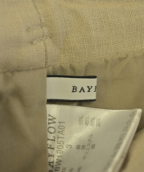 BAYFLOW（ベイフロー）その他 ベージュ サイズ:3(M位) レディース/2200627617034