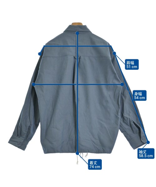 BAYFLOW（ベイフロー）カバーオール 青 サイズ:3(M位) メンズ/2200629802049