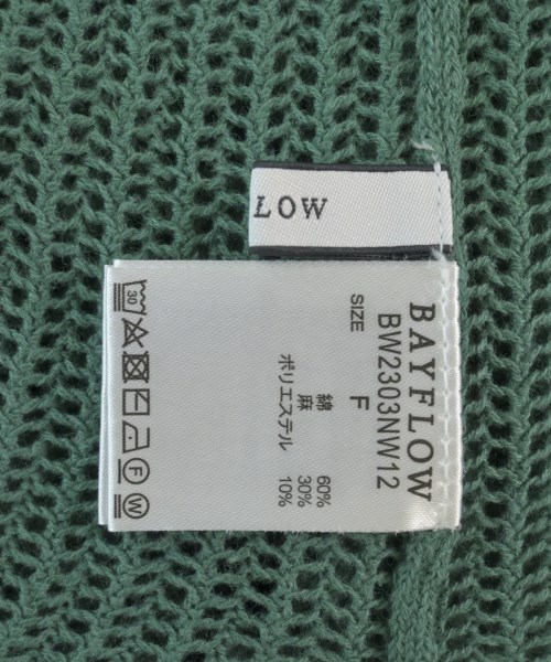 BAYFLOW（ベイフロー）ニット・セーター 緑 サイズ:F レディース/2200614133035