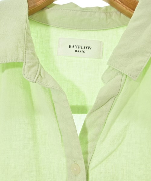 BAYFLOW（ベイフロー）カジュアルシャツ 緑 サイズ:2(S位) レディース/2200677714066