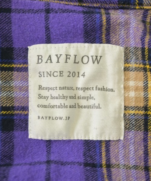 BAYFLOW（ベイフロー）カジュアルシャツ 紫 サイズ:2(S位) レディース/2200677714394