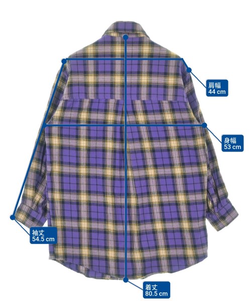 BAYFLOW（ベイフロー）カジュアルシャツ 紫 サイズ:2(S位) レディース/2200677714394