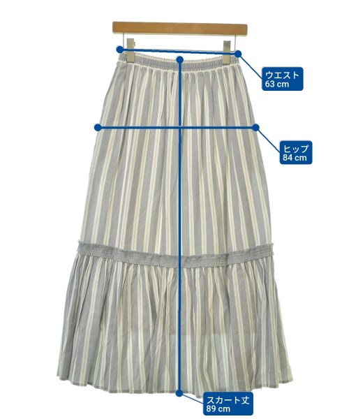 BAYFLOW（ベイフロー）ロング・マキシ丈スカート グレー サイズ:3(M位) レディース/2200672710018