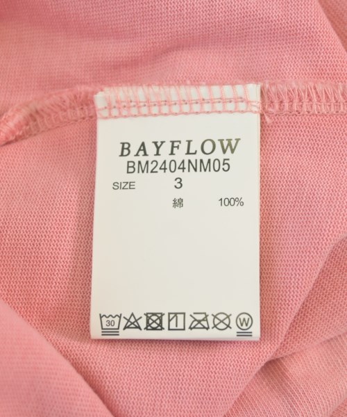 BAYFLOW（ベイフロー）Tシャツ・カットソー ピンク サイズ:3(M位) メンズ/2200701174033