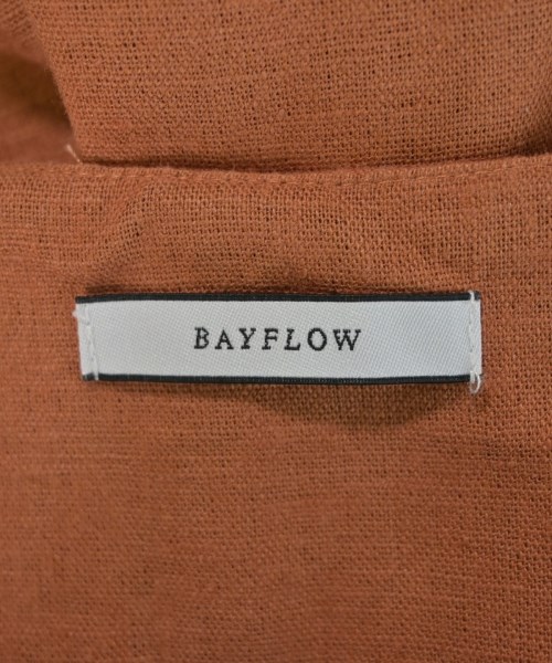 BAYFLOW（ベイフロー）オールインワン/サロペット オレンジ サイズ:2(S位) レディース/2200708522028