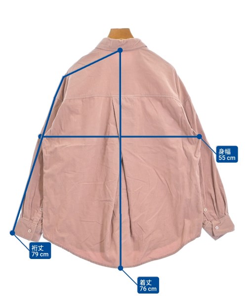 BAYFLOW（ベイフロー）カジュアルシャツ ピンク サイズ:3(M位) レディース/2200660271064