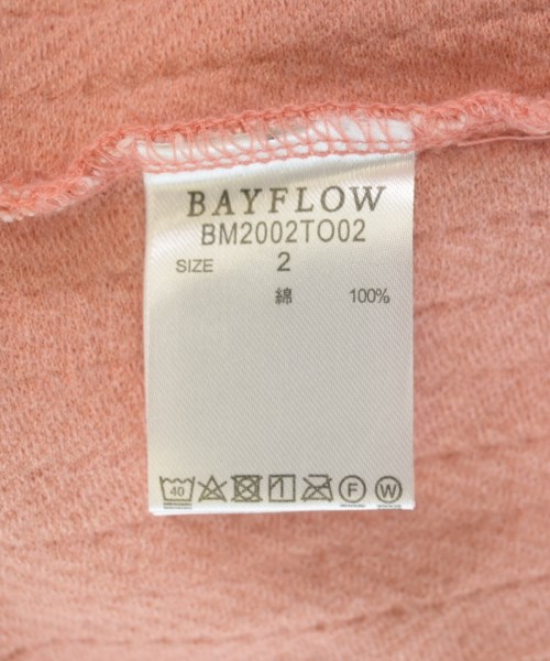 BAYFLOW（ベイフロー）Tシャツ・カットソー ピンク サイズ:2(S位) メンズ/2200721891101