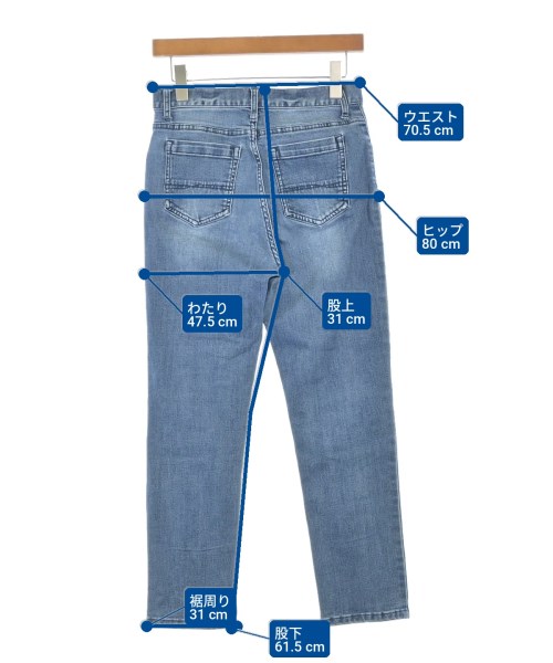 BAYFLOW（ベイフロー）デニムパンツ 青 サイズ:24(S位) レディース/2200720693027