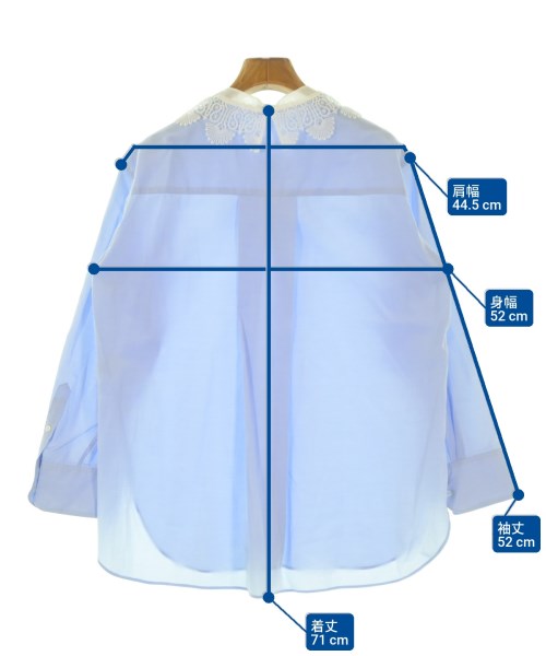 sure feel（シュアフィール）ブラウス 青 サイズ:F レディース/2200677714011