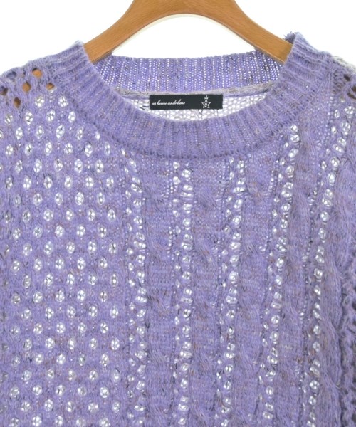 as know as de base（アズノウアズドゥベース）ニット・セーター 紫 サイズ:1(S位) レディース/2200633270063