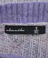 as know as de base（アズノウアズドゥベース）ニット・セーター 紫 サイズ:1(S位) レディース/2200633270063