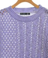 as know as de base（アズノウアズドゥベース）ニット・セーター 紫 サイズ:1(S位) レディース/2200633270063