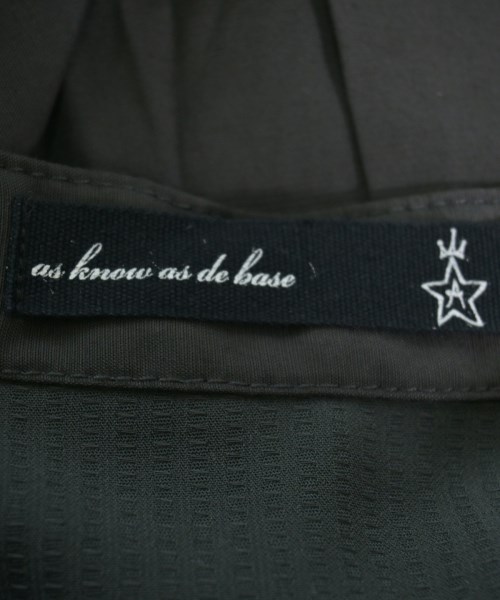 as know as de base（アズノウアズドゥベース）カジュアルシャツ グレー サイズ:1(S位) レディース/2200632352128