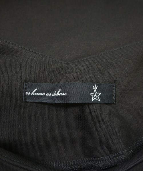 as know as de base（アズノウアズドゥベース）ワンピース 黒 サイズ:F レディース/2200614986068