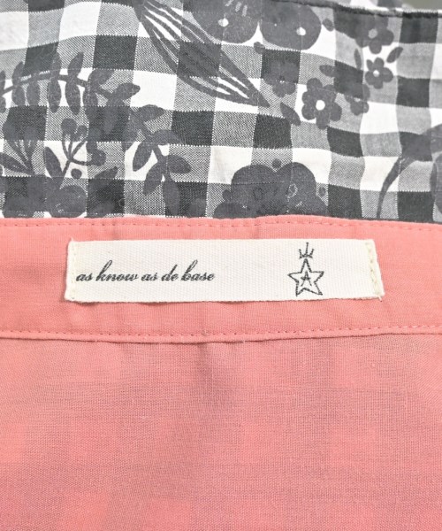 as know as de base（アズノウアズドゥベース）シャツワンピース グレー サイズ:1(S位) レディース/2200615409023