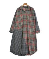 as know as de base（アズノウアズドゥベース）シャツワンピース グレー サイズ:F レディース/2200691049021
