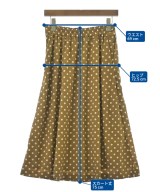 as know as de base（アズノウアズドゥベース）ロング・マキシ丈スカート 茶 サイズ:-(S位) レディース/2200657711085