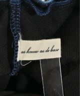 as know as de base（アズノウアズドゥベース）Tシャツ・カットソー 黒 サイズ:1(S位) レディース/2200661357071