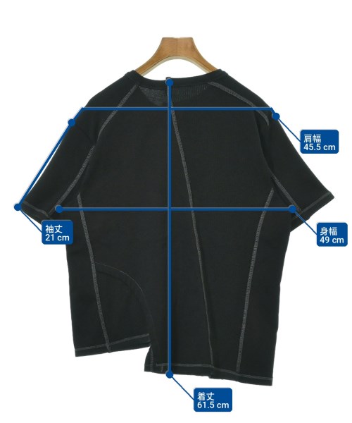 as know as de base（アズノウアズドゥベース）Tシャツ・カットソー 黒 サイズ:1(S位) レディース/2200712540056