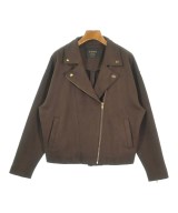 as know as de base（アズノウアズドゥベース）ライダース 茶 サイズ:F レディース/2200664169015