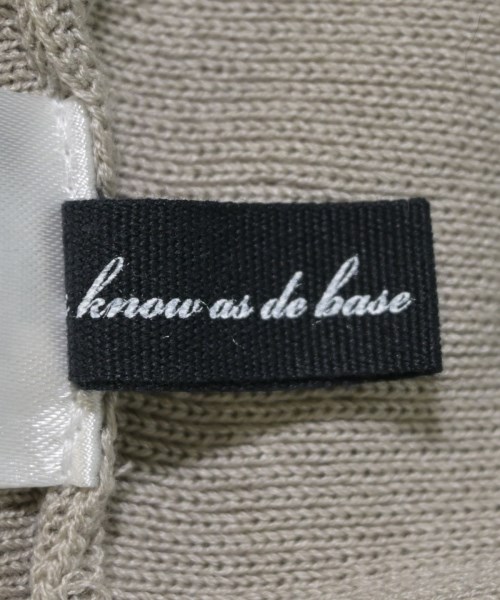 as know as de base（アズノウアズドゥベース）ニット・セーター グレー サイズ:5(XXL位) レディース/2200676571028