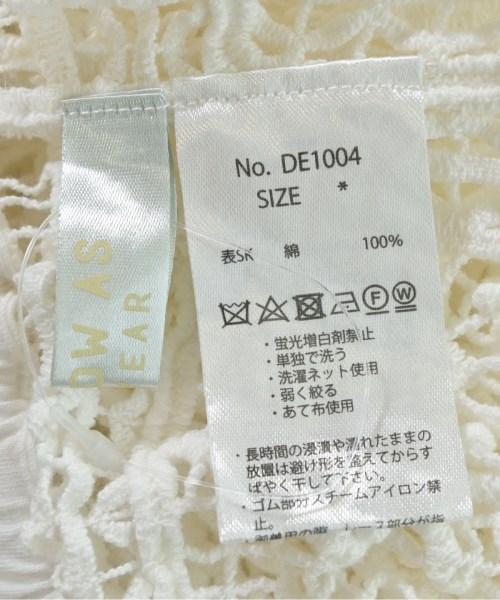 AS as know as（エーエスアズノウアズ）ロング・マキシ丈スカート 白 サイズ:F レディース/2200672579028