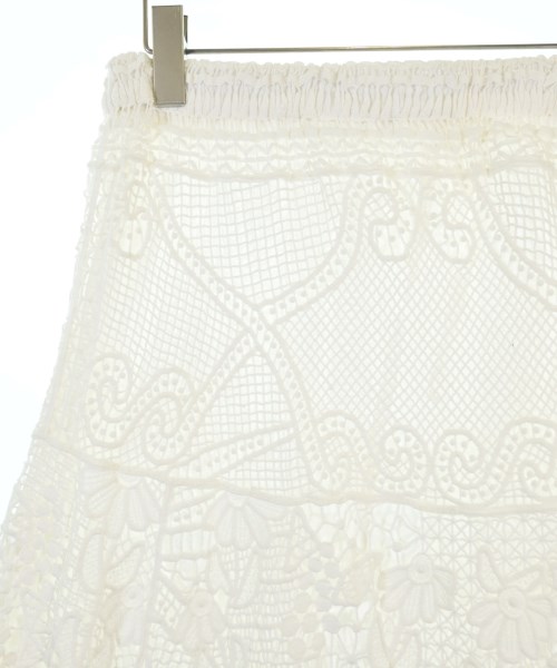 AS as know as（エーエスアズノウアズ）ロング・マキシ丈スカート 白 サイズ:F レディース/2200672579028