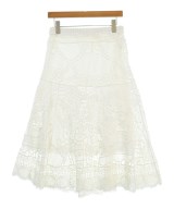 AS as know as（エーエスアズノウアズ）ロング・マキシ丈スカート 白 サイズ:F レディース/2200672579028