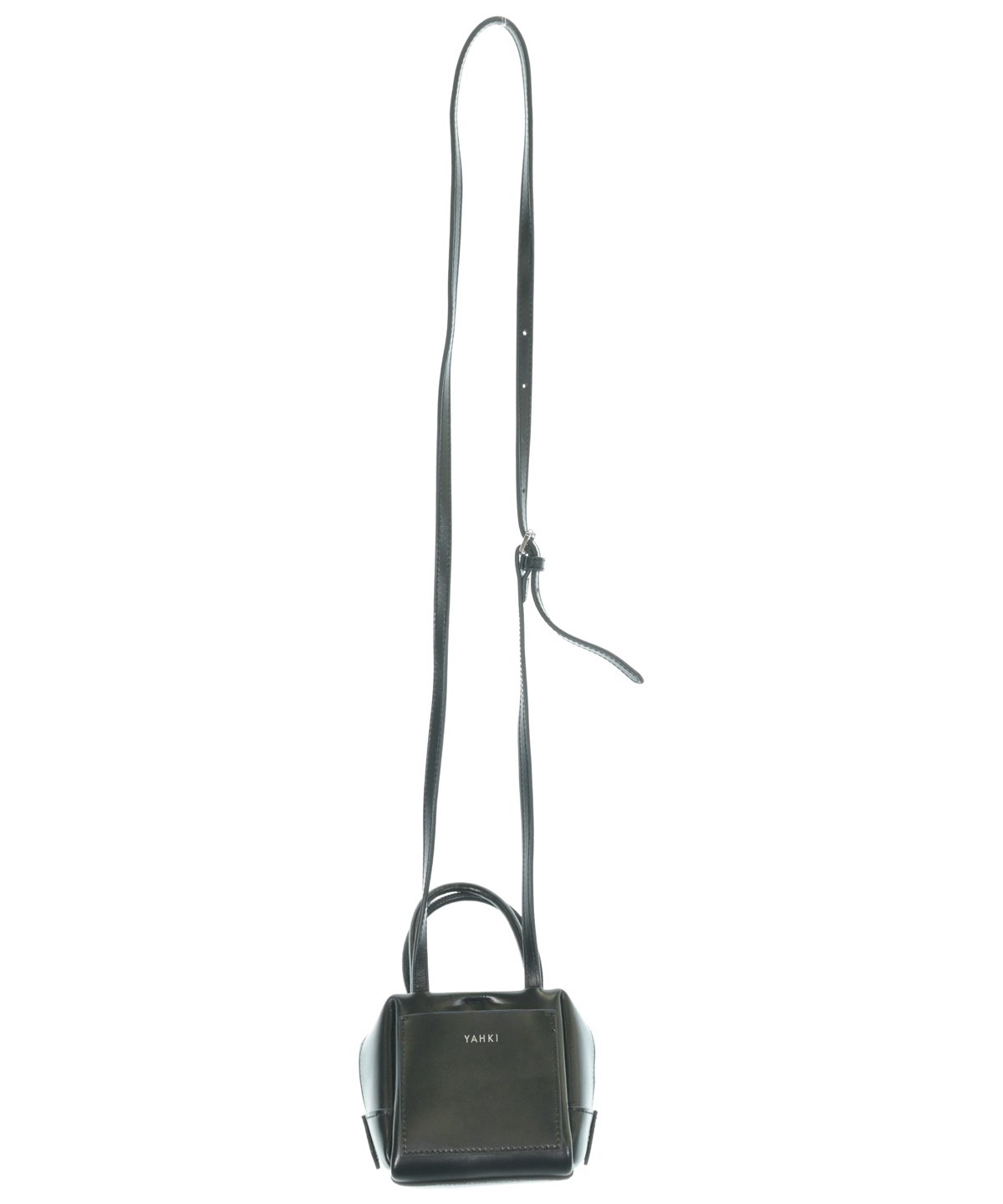 YAHKI ヤーキ ショルダーバッグ  黒 【古着】【中古】【送料無料】 中古・古着通販】YAHKI (ヤーキ) ショルダーバッグ ブラック｜ブランド
