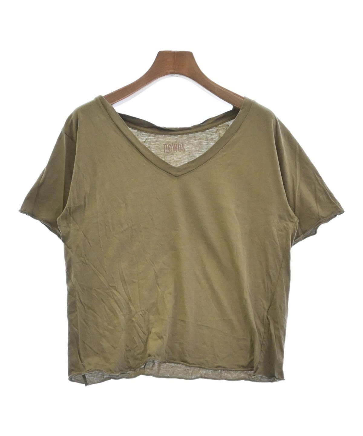 NOWOS ノーウォス Tシャツ・カットソー -(M位) カーキ