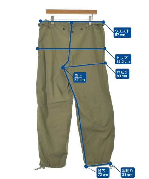 NOWOS（ノーウォス）カーゴパンツ カーキ サイズ:S レディース/2200630364727