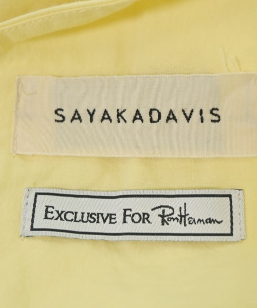 SAYAKA DAVIS（サヤカデイビス）オールインワン/サロペット 黄 サイズ:XS レディース/2200640656102