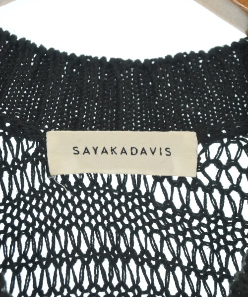 SAYAKA DAVIS（サヤカデイビス）ベスト 黒 サイズ:S レディース/2200607841077