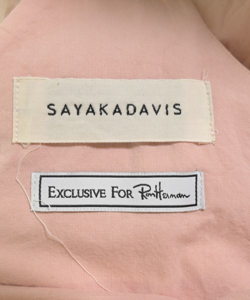 SAYAKA DAVIS（サヤカデイビス）ワンピース ピンク サイズ:XS レディース/2200673659040