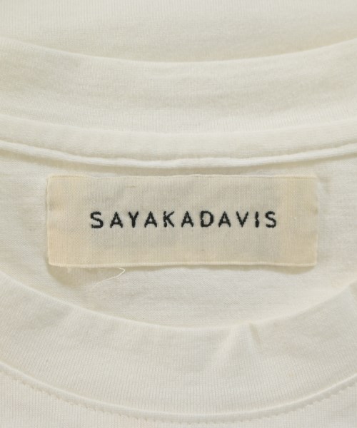 SAYAKA DAVIS（サヤカデイビス）Tシャツ・カットソー 白 サイズ:S レディース/2200676928013