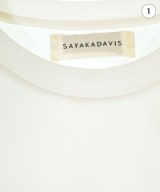 SAYAKA DAVIS（サヤカデイビス）Tシャツ・カットソー 白 サイズ:S レディース/2200676928013