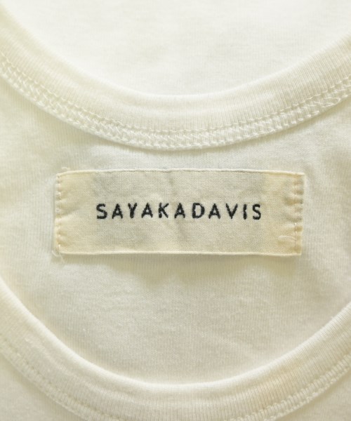 SAYAKA DAVIS（サヤカデイビス）ノースリーブ 白 サイズ:S レディース/2200692684054