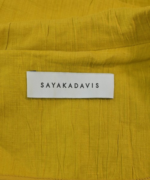 SAYAKA DAVIS（サヤカデイビス）トレンチコート 黄 サイズ:F レディース/2200692499078