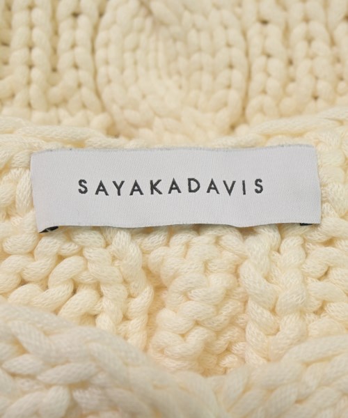 SAYAKA DAVIS（サヤカデイビス）ニット・セーター 白 サイズ:S レディース/2200713808582
