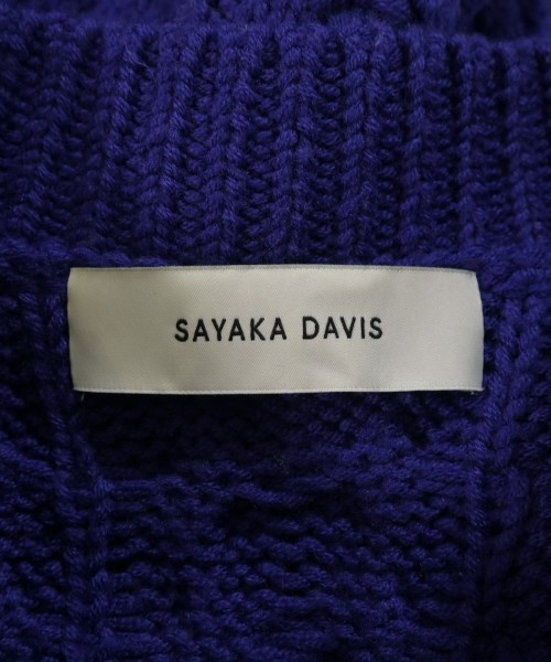 SAYAKA DAVIS（サヤカデイビス）ニット・セーター 紫 サイズ:S レディース/2200662793045