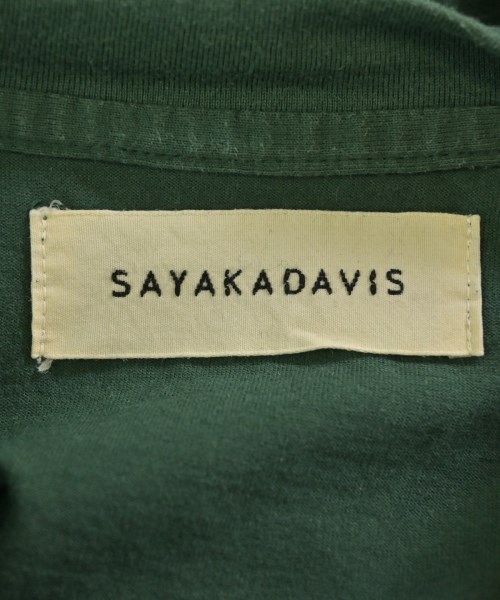 SAYAKA DAVIS（サヤカデイビス）Tシャツ・カットソー 緑 サイズ:S レディース/2200688672027