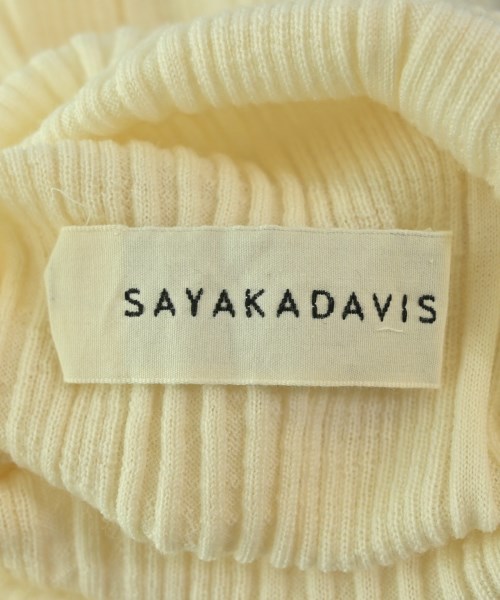 SAYAKA DAVIS（サヤカデイビス）ニット・セーター 白 サイズ:S レディース/2200686761099