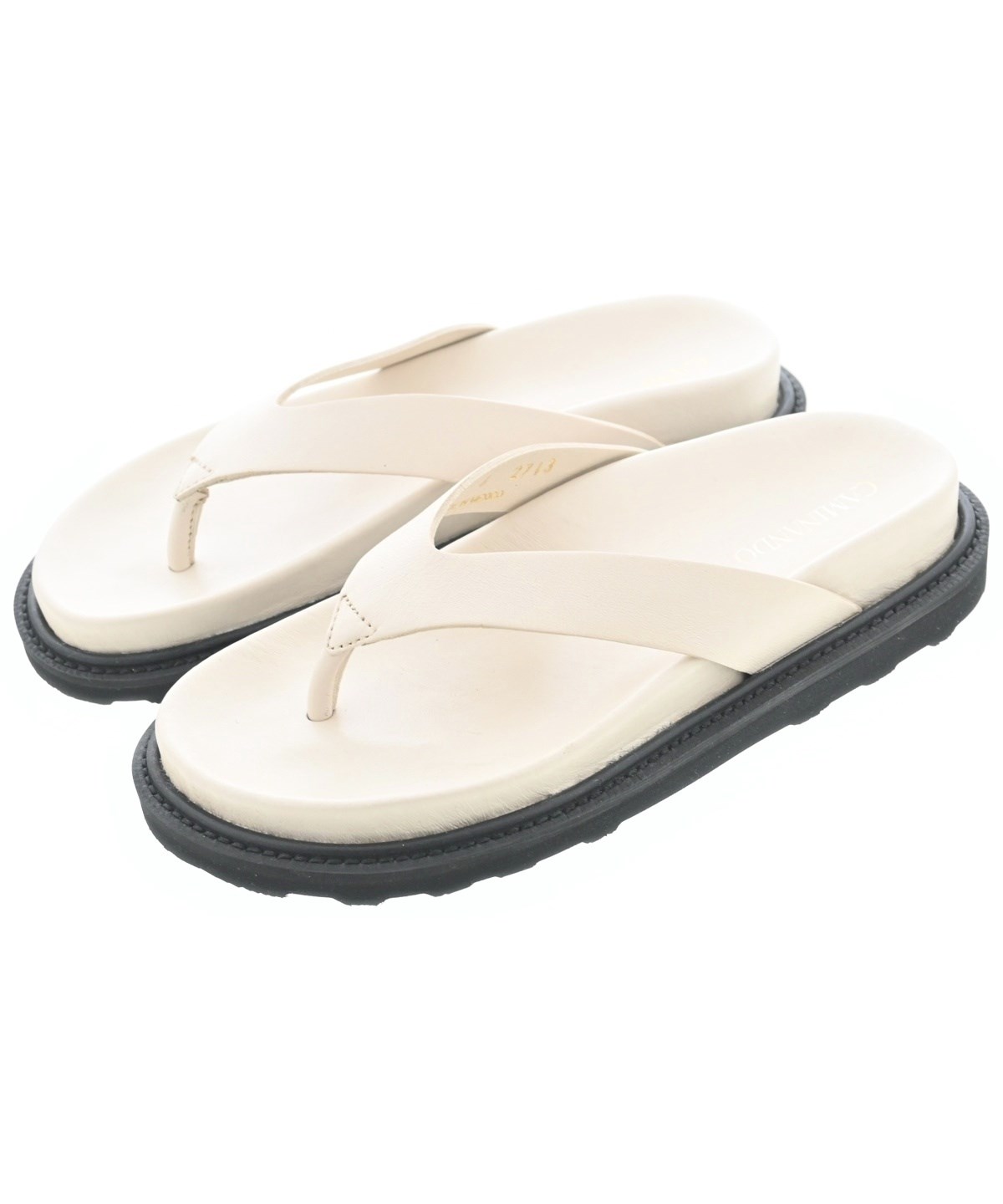 カミナンド　CAMINAND サンダル　白　サイズ6 ドゥーズィエムクラス CAMINANDO/カミナンド】TONGS SANDAL（サンダル）｜Deuxieme