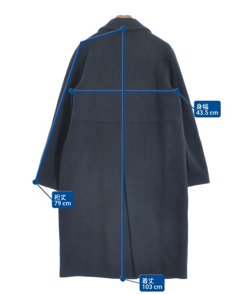 kalen BANNER BARRETT（カレンバナーバレット）チェスターコート 紺 サイズ:36(S位) レディース/2200634492099