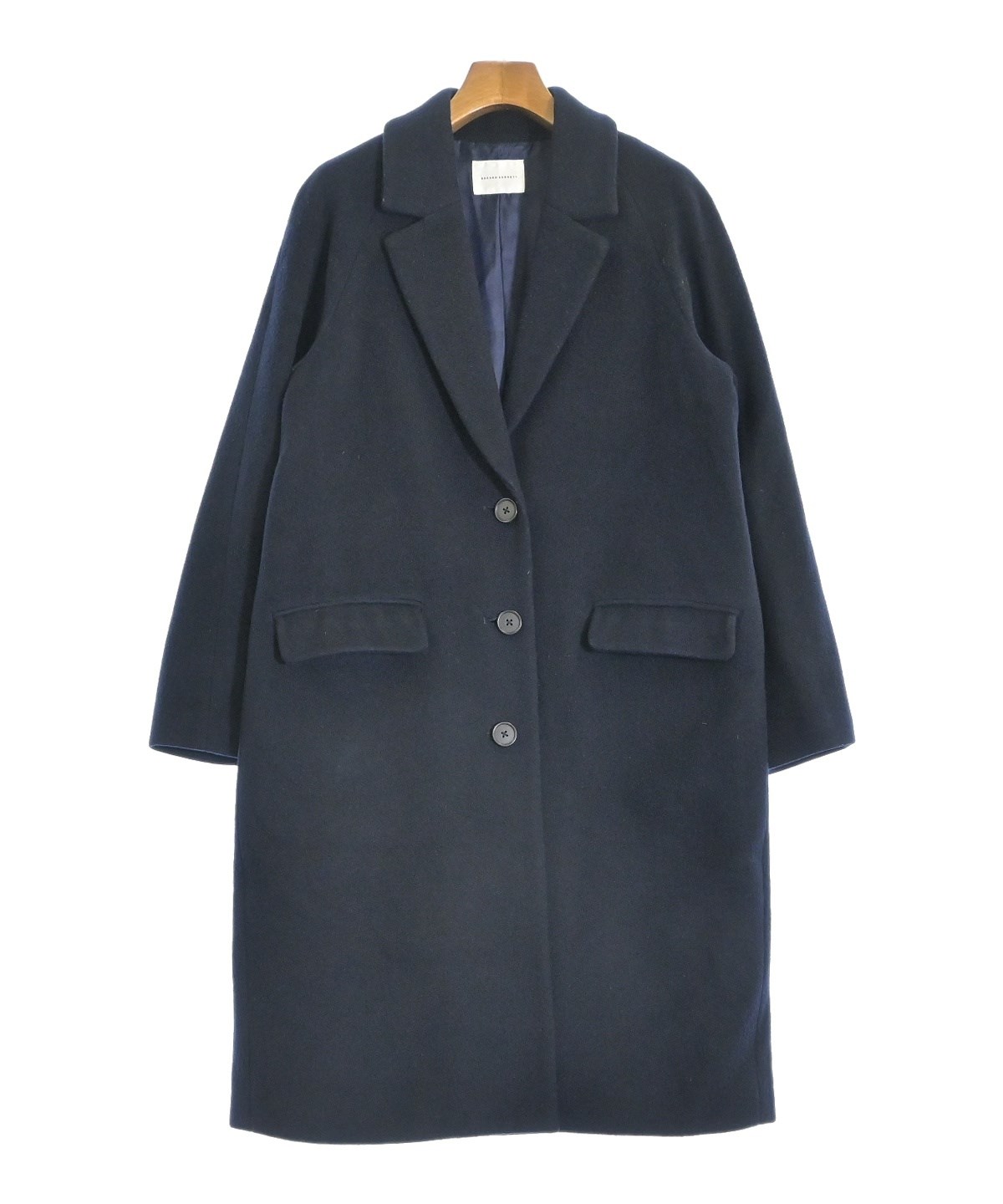 kalen BANNER BARRETT（カレンバナーバレット）チェスターコート 紺