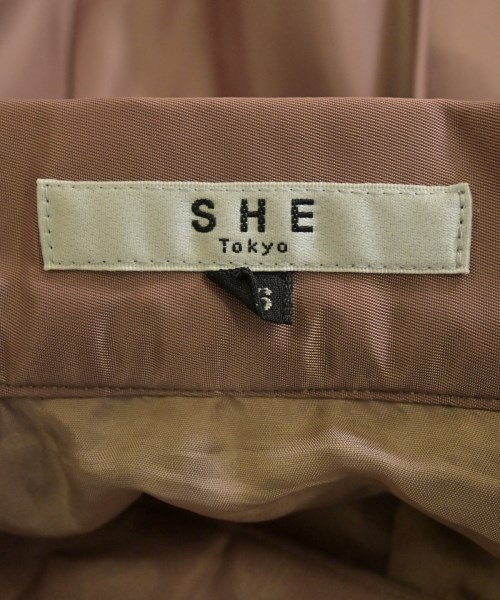 SHE Tokyo（シートーキョー）ロング・マキシ丈スカート ピンク サイズ:36(S位) レディース/2200635901026