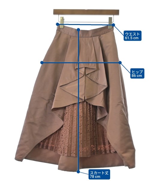 SHE Tokyo（シートーキョー）ロング・マキシ丈スカート ピンク サイズ:36(S位) レディース/2200635901026