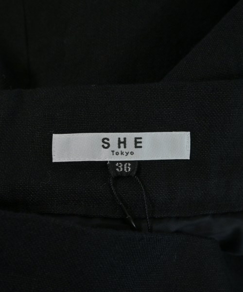 SHE Tokyo（シートーキョー）ロング・マキシ丈スカート 黒 サイズ:36(S位) レディース/2200604100085
