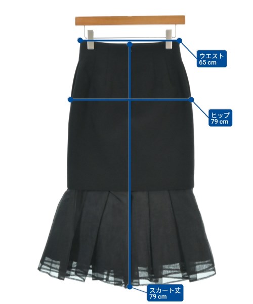 SHE Tokyo（シートーキョー）ロング・マキシ丈スカート 黒 サイズ:36(S位) レディース/2200668791076